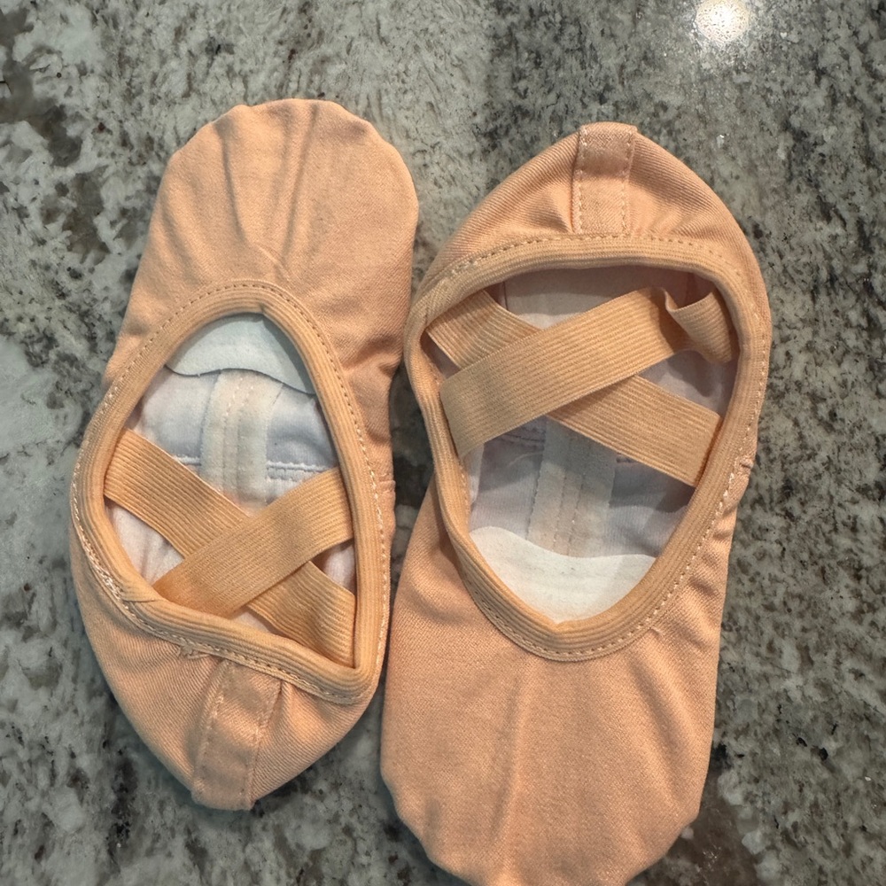 Kids Pink Ballet Slippers
